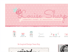 Tablet Screenshot of louisesharp.com.au